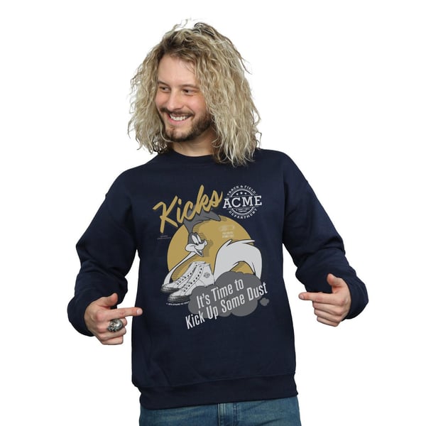 Looney Tunes Mens Road Runner Kicks Sweatshirt