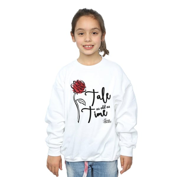 Disney Girls Tale As Old As Time Rose Sweatshirt