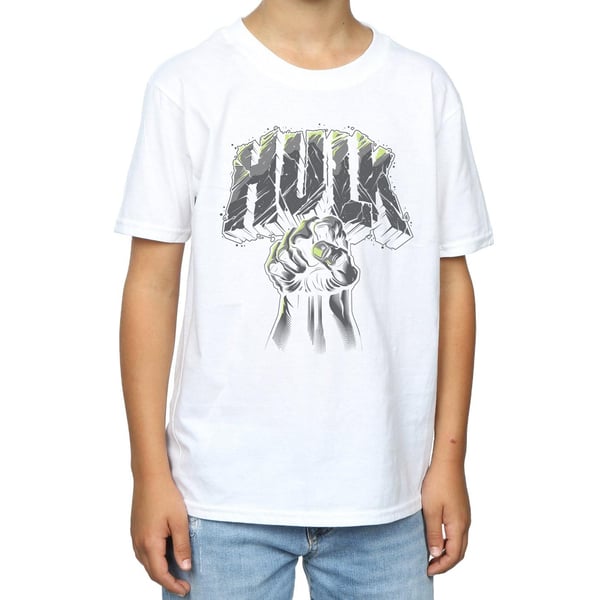 Marvel Boys Hulk Punch Logo T-paita