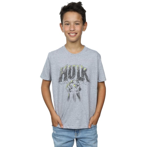 Marvel Boys Hulk Punch Logo T-paita