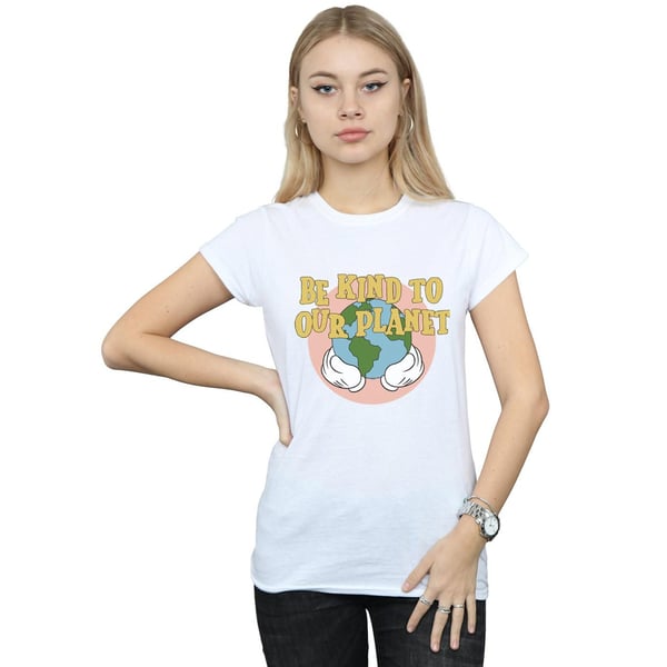 Disney Womens/Ladies Mickey Mouse Be Kind To Our Planet Cotton T-Shirt