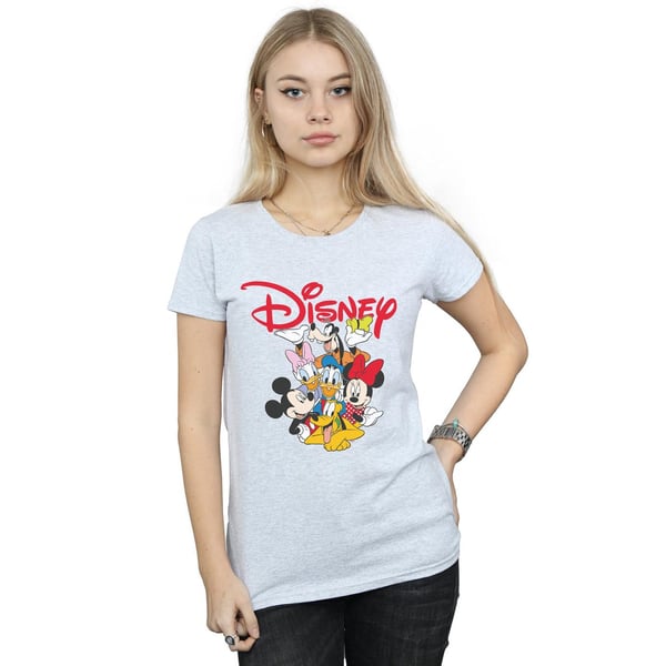 Disney Womens/Ladies Mickey Mouse Crew Cotton T-Shirt