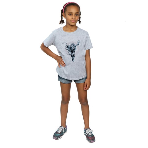Marvel Girls Thor Circle Cotton T-Shirt