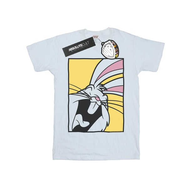 Looney Tunes Naisten Bugs Bunny Laughing puuvillainen Boyfriend T-paita Looney Tunes Naisten Bugs Bunny Laughing puuvillainen Boyfriend T-paita