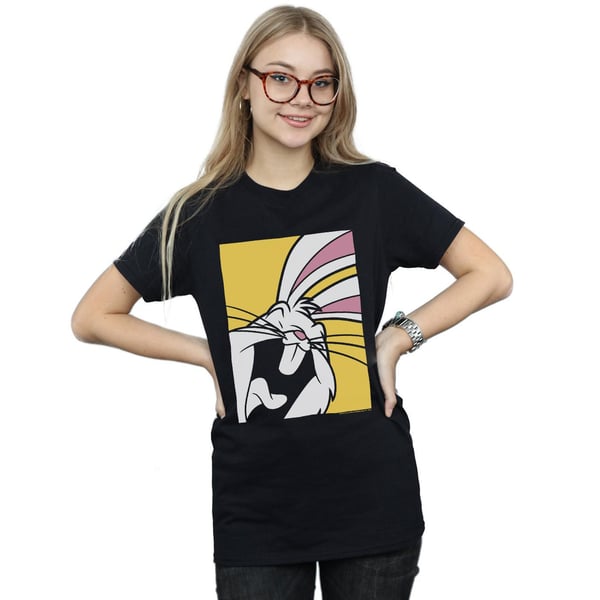 Looney Tunes Womens/Ladies Bugs Bunny Laughing Cotton Boyfriend T-Shirt