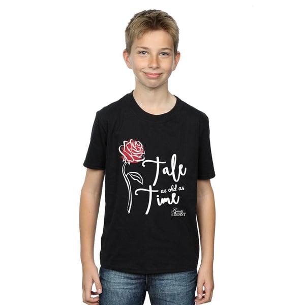 Disney Boys Tale As Old As Time Rose T-Shirt