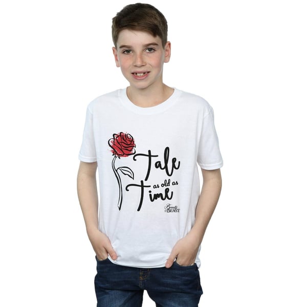 Disney Boys Tale As Old As Time Rose T-Shirt