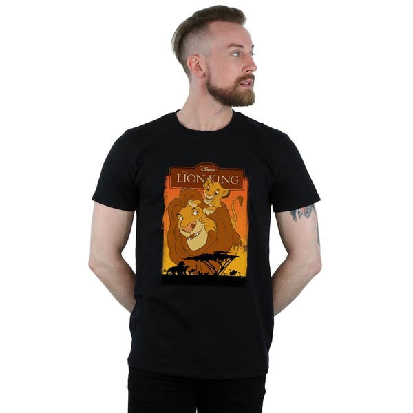 Disney Miesten Leijonakuningas Simba ja Mufasa T-paita