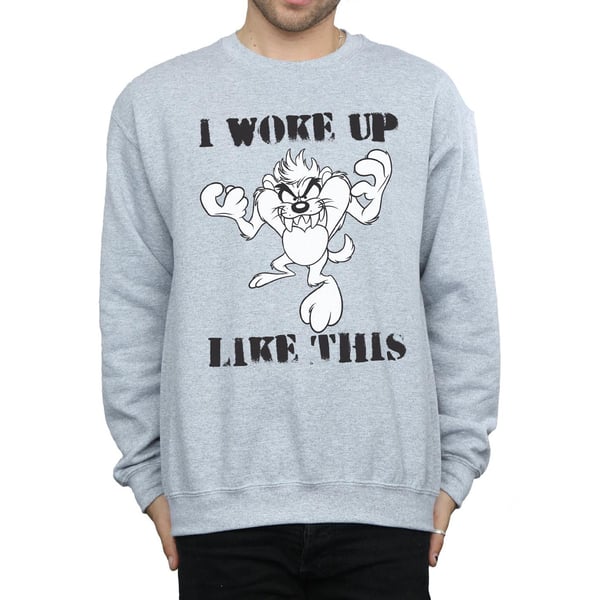Looney Tunes Mens Taz I Woke Up Like This Sweatshirt