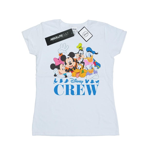 Disney Womens/Ladies Mickey Mouse Disney Friends Cotton T-Shirt