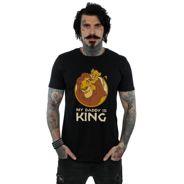 Disney Mens The Lion King My Daddy Is King T-Shirt