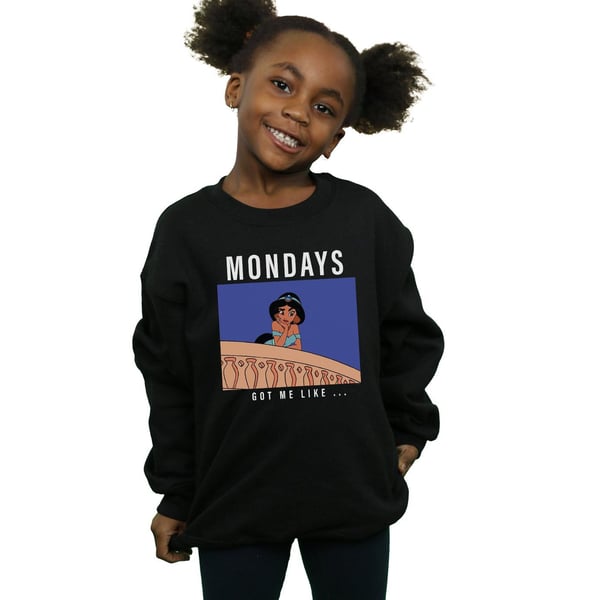 Disney Princess Girls Jasmine Mondays Got Me Like Sweatshirt