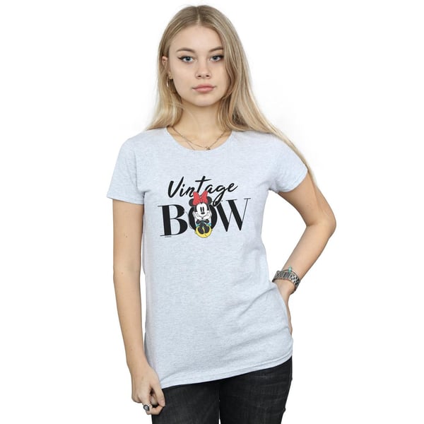 Disney Dam Minnie Mouse Vintage Rosett T-Shirt i Bomull