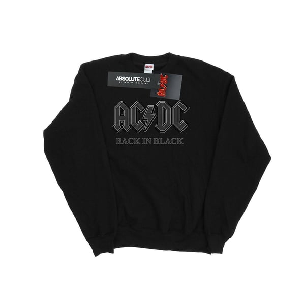 AC/DC Womens/Ladies Back In Black Sweatshirt