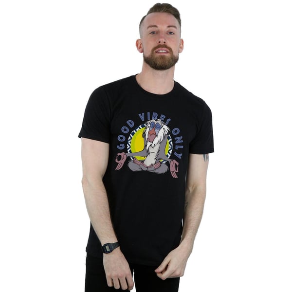 Disney Miesten Leijonakuningas Rafiki Good Vibes Only T-paita