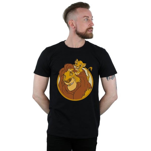 Disney Miesten Leijonakuningas Mufasa ja Simba T-paita