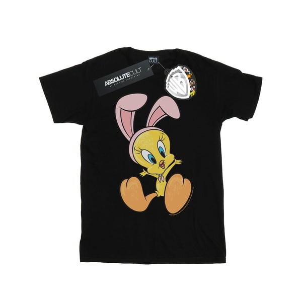Looney Tunes Womens/Ladies Tweety Pie Bunny Ears Cotton Boyfriend T-Shirt