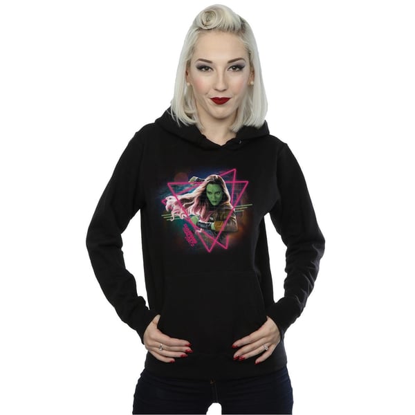 Marvel Womens/Ladies Guardians Of The Galaxy Neon Gamora Hoodie