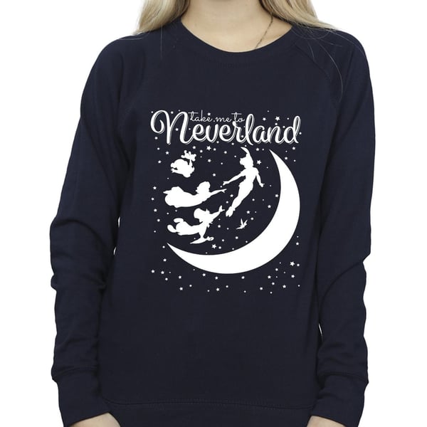 Disney Womens/Ladies Peter Pan Take Me To Neverland Sweatshirt
