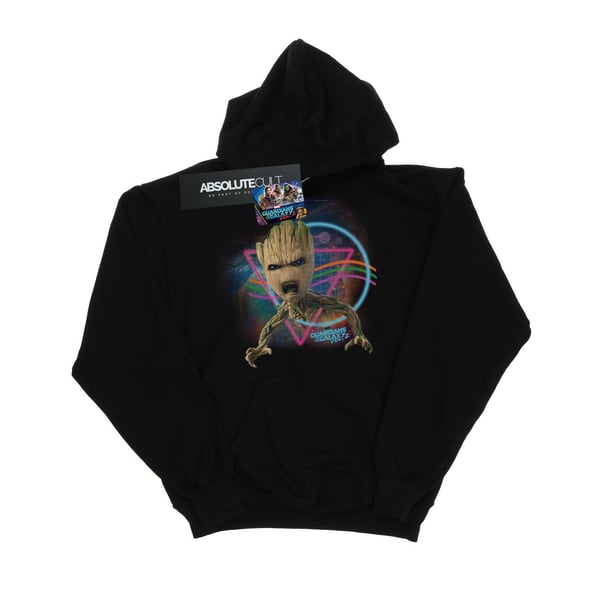 Marvel Womens/Ladies Guardians Of The Galaxy Neon Groot Hoodie