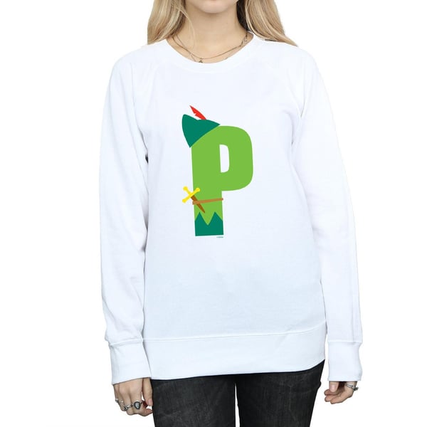 Disney Womens/Ladies Alphabet P Is For Peter Pan Sweatshirt