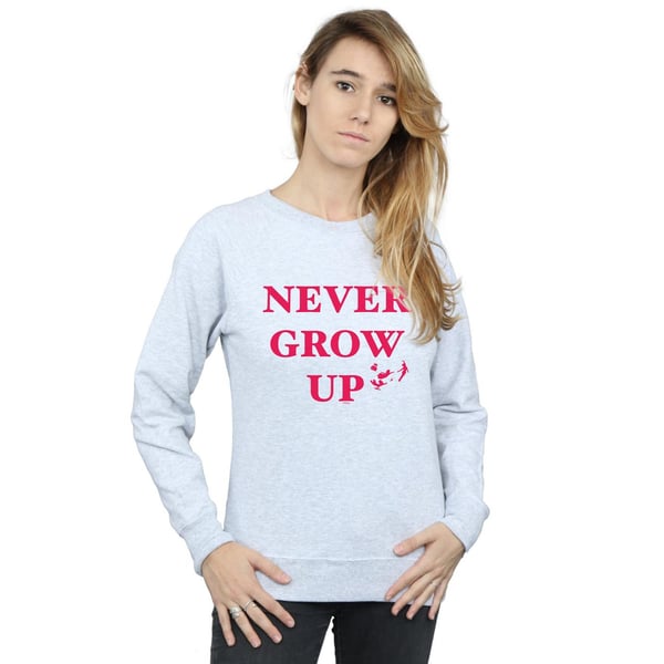 Disney Womens/Ladies Peter Pan Never Grow Up Sweatshirt