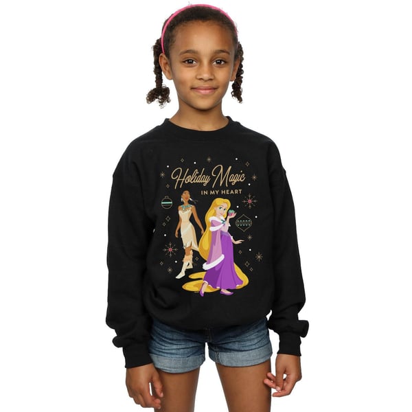 Disney Girls Princess Holiday Magic In My Heart Sweatshirt