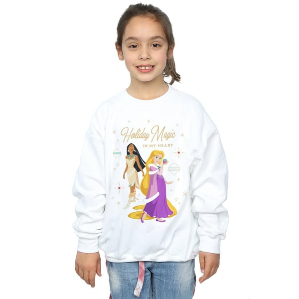 Disney Girls Princess Holiday Magic In My Heart Sweatshirt