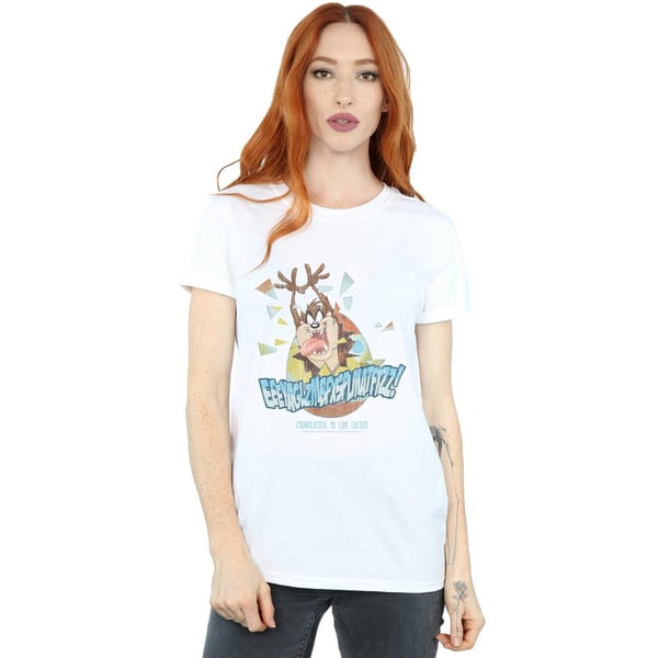 Looney Tunes Womens/Ladies Taz Me Like Easter Cotton Boyfriend T-Shirt