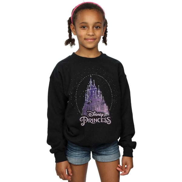 Disney Girls Princess Christmas Castle Sweatshirt