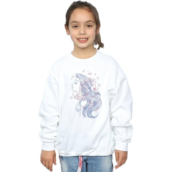 Disney Girls Ariel Flounder Sketch Sweatshirt