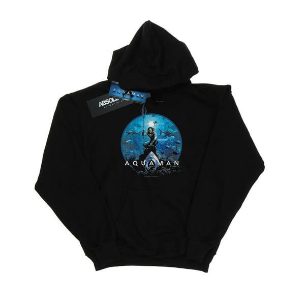 DC Comics Womens/Ladies Aquaman Circle Poster Hoodie