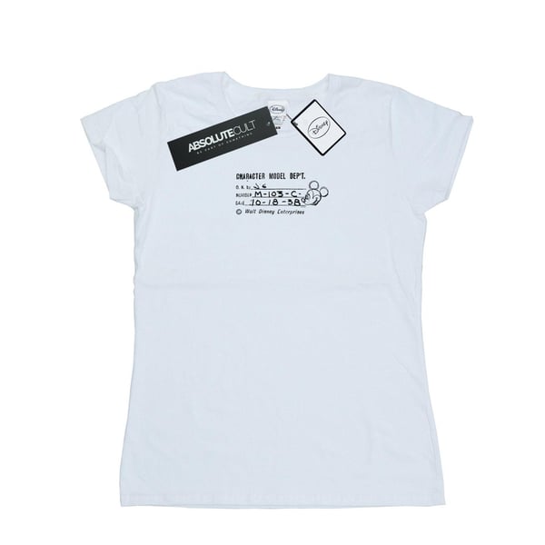 Disney Dam/Dam Mickey Mouse Karaktärsmodell Dept. Bomulls T-shirt