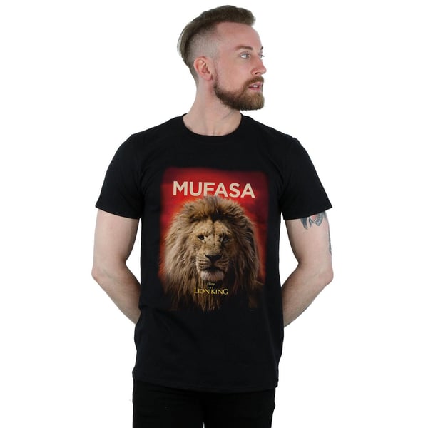 Disney Mens The Lion King Movie Mufasa Poster T-Shirt