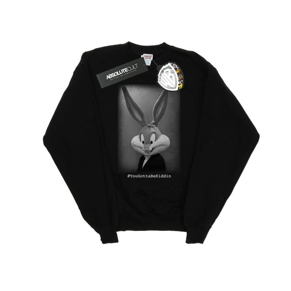 Looney Tunes Mens Bugs Bunny Yougottabekiddin Sweatshirt