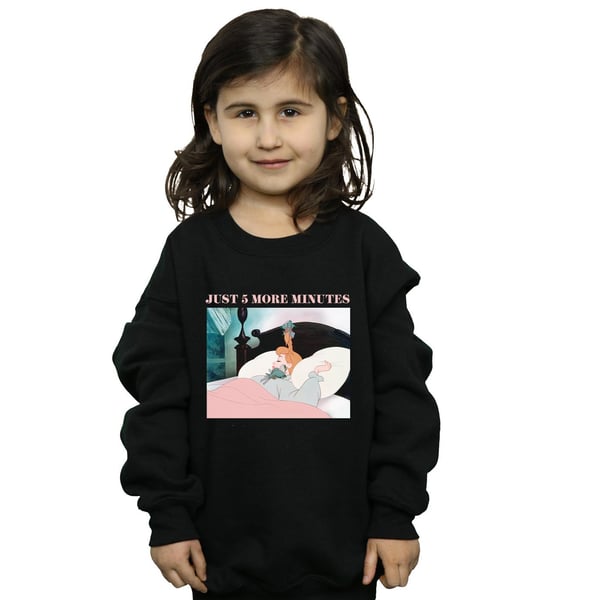 Disney Girls Princess Just Five More Minutes Sweatshirt