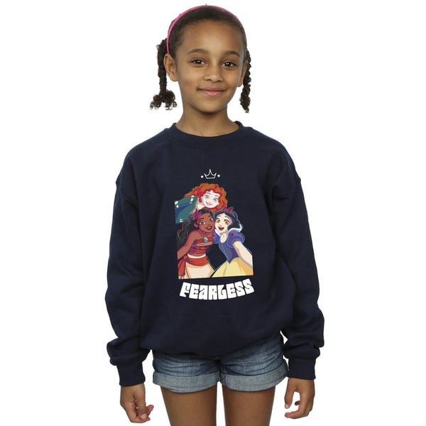 Disney Girls Princess Fearless Sweatshirt