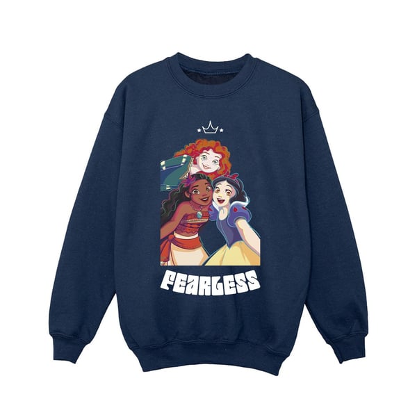 Disney Girls Princess Fearless Sweatshirt