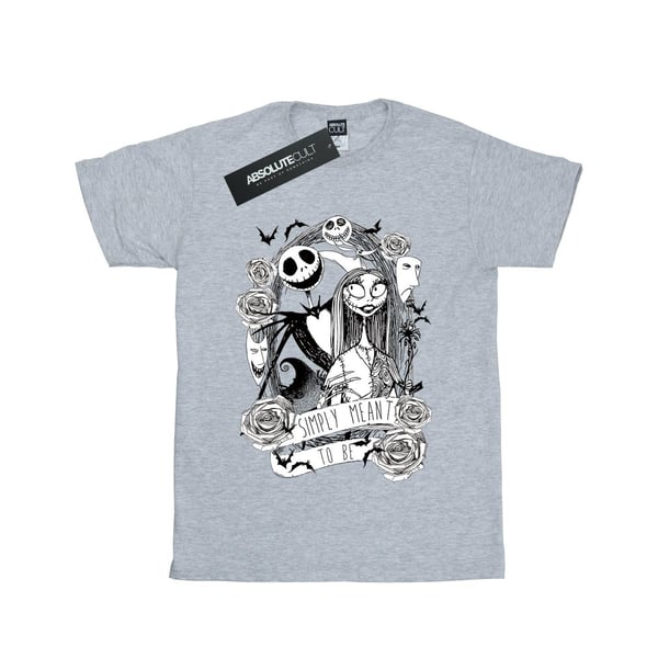 Disney Girls Nightmare Before Christmas Simply Meant To Be Cotton T-Shirt