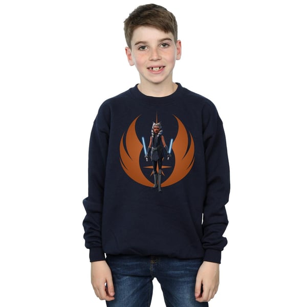 Star Wars Boys Clone Wars Ahsoka Rebel Pose Sweatshirt