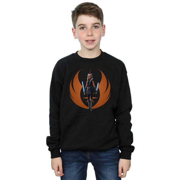 Star Wars Boys Clone Wars Ahsoka Rebel Pose Sweatshirt