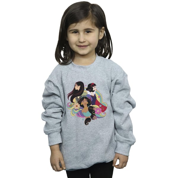 Disney Girls Princess Mulan Jasmine Snow White Sweatshirt