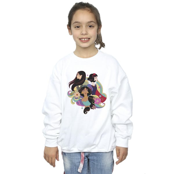 Disney Girls Princess Mulan Jasmine Snow White Sweatshirt
