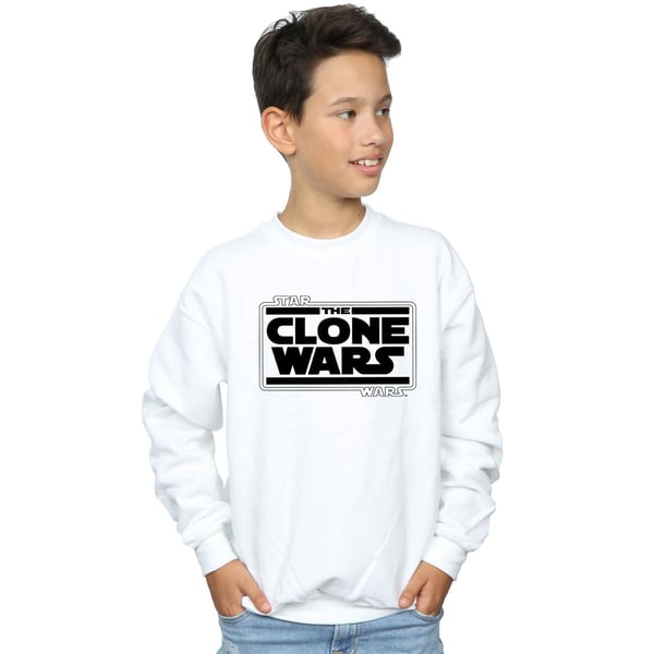 Star Wars Poikien Clone Wars -logo collegepaita