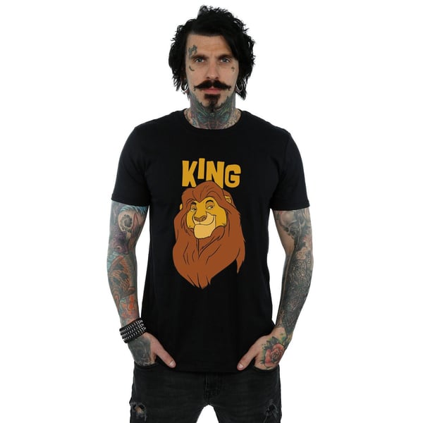 Disney Miesten Leijonakuningas Mufasa King T-paita