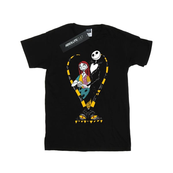 Disney Girls Nightmare Before Christmas Jack And Sally Love Cotton T-Shirt