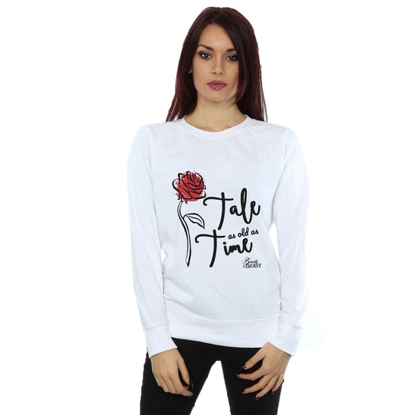 Disney Womens/Ladies Tale As Old As Time Rose Sweatshirt