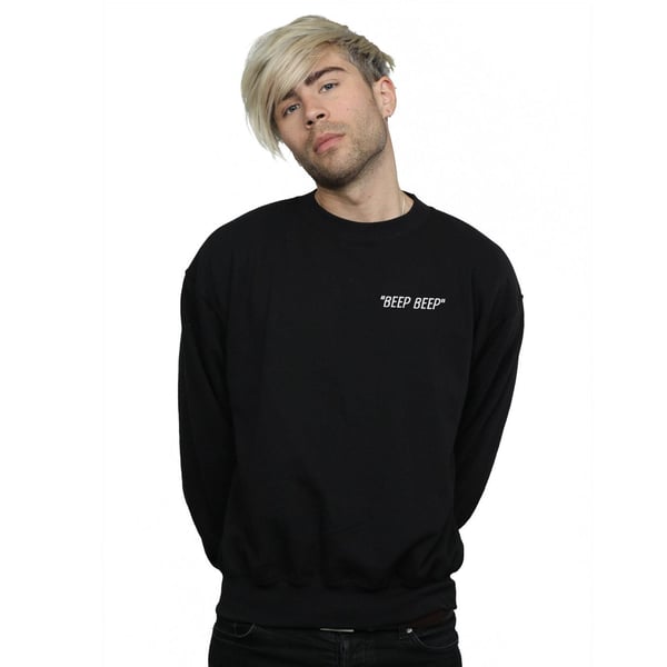 Looney Tunes Mens Beep Beep Breast Print Sweatshirt