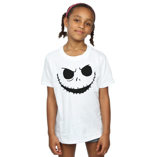 Disney Girls Nightmare Before Christmas Jack´s Face Bold Cotton T-Shirt