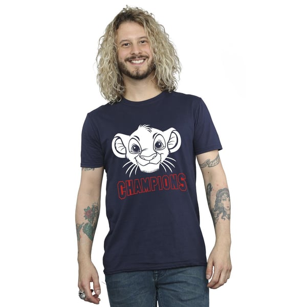 Disney Miesten Leijonakuningas Simba Face Champion T-paita